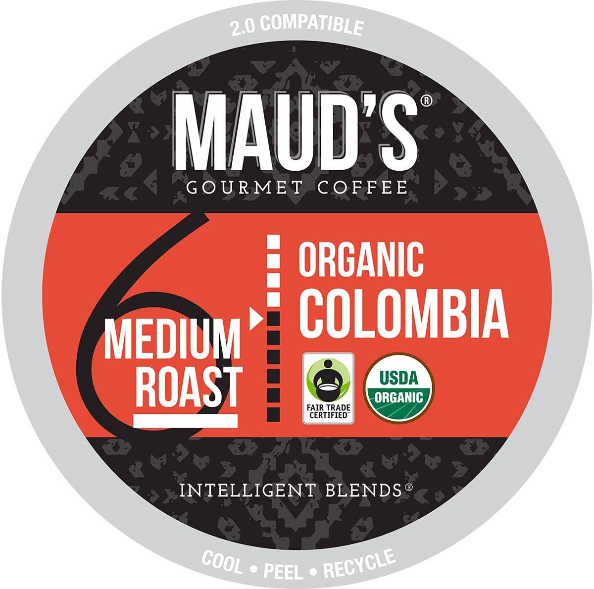 230527213140415_1 Maud's Organic Colombian Coffee (Organic Medium Roast Coffee), 24ct. Solar Energy Produced Recyclable Single Serve Fair Trade Single Origin Organic Coffee Pods - 100% Arabica Coffee, KCup Compatible - Image 1